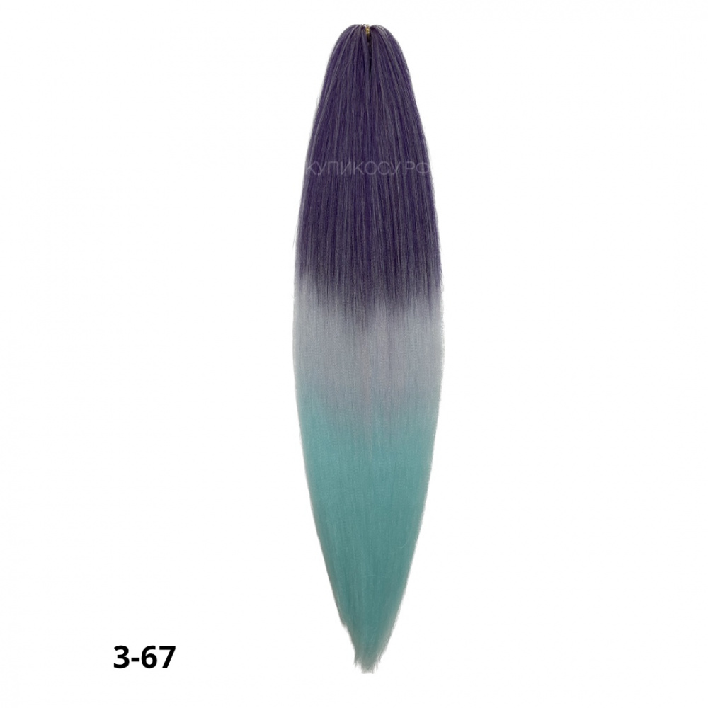 Канекалон Cocktail 3-67 (Purple/LPink/LMint)