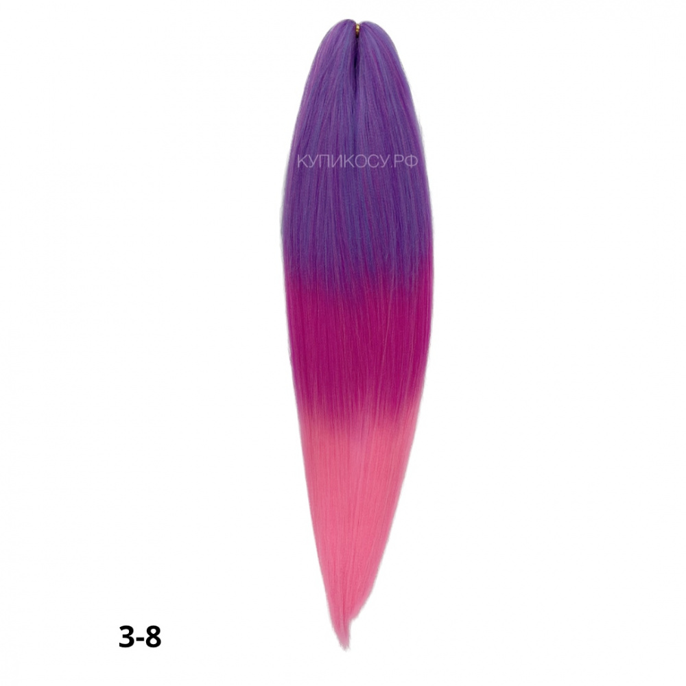 Канекалон Cocktail 3-8 (Lblue/Hot plum/Pink)